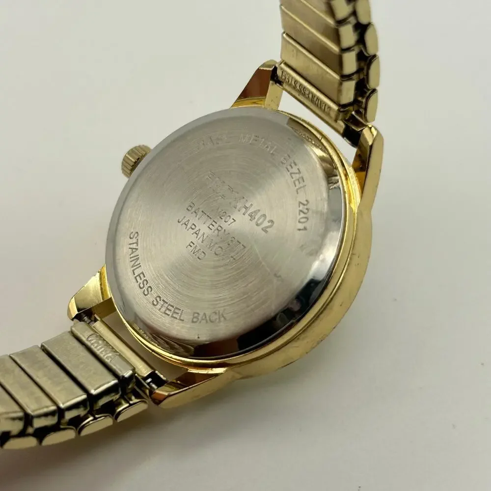 Folio Gold Classic Women’s Watch Working New Battery